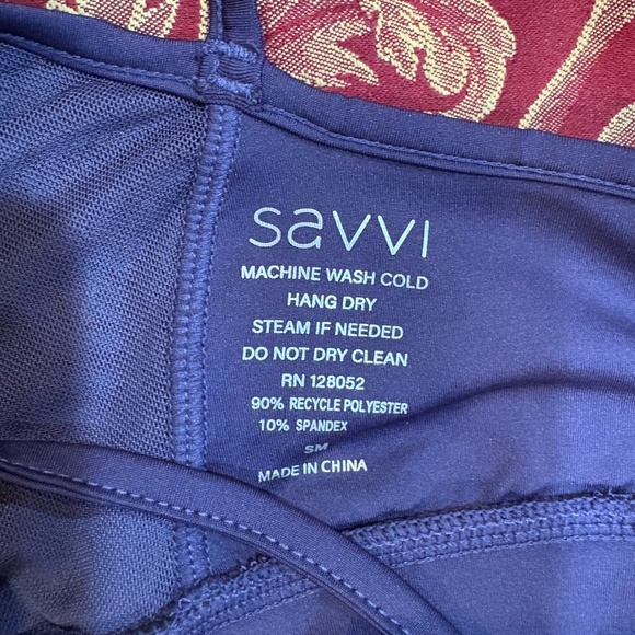 Savvi Tank Top Purple Women's SM - Picture 4 of 7